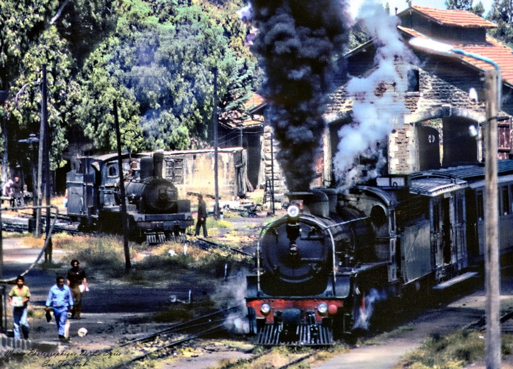 صورة القطار في درعا 1985