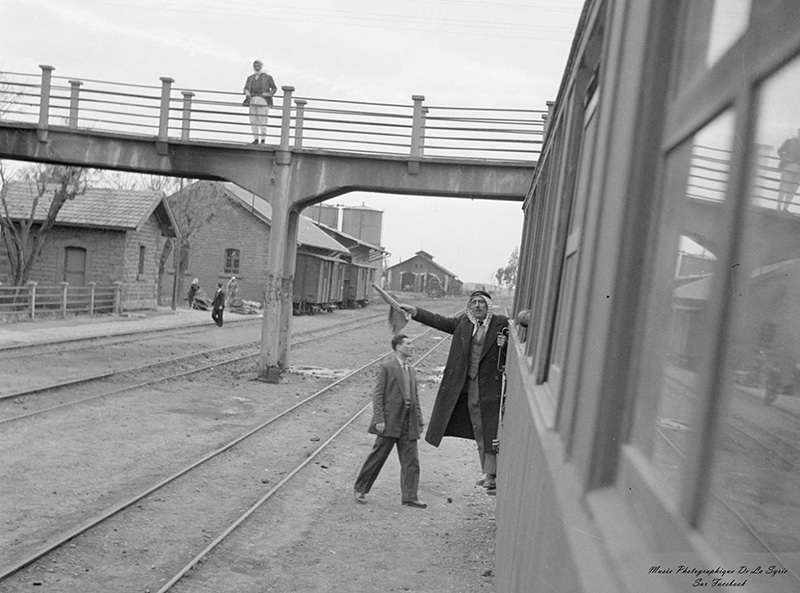 محطة درعا للخط الحديدي الحجازي 1950