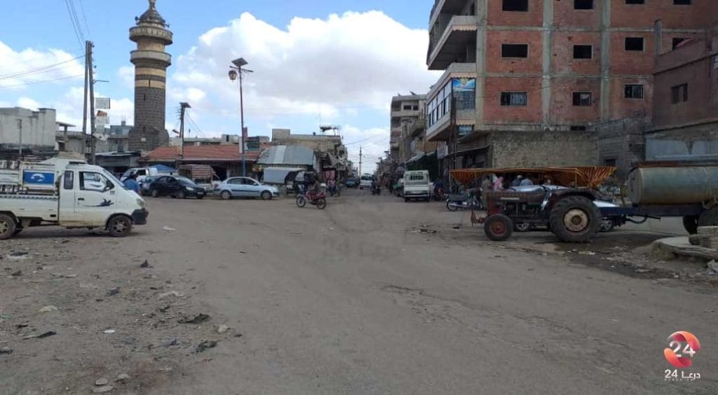 قرية-طفس-في-الريف-الغربي-من-محافظة-درعا