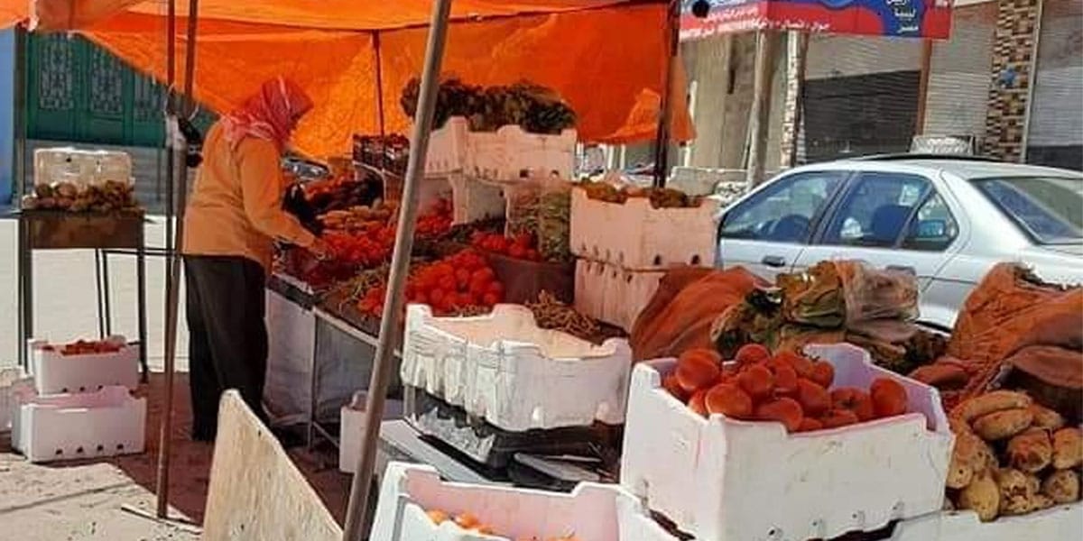 سوق-شعبي-لبيع-الخضار-درعا