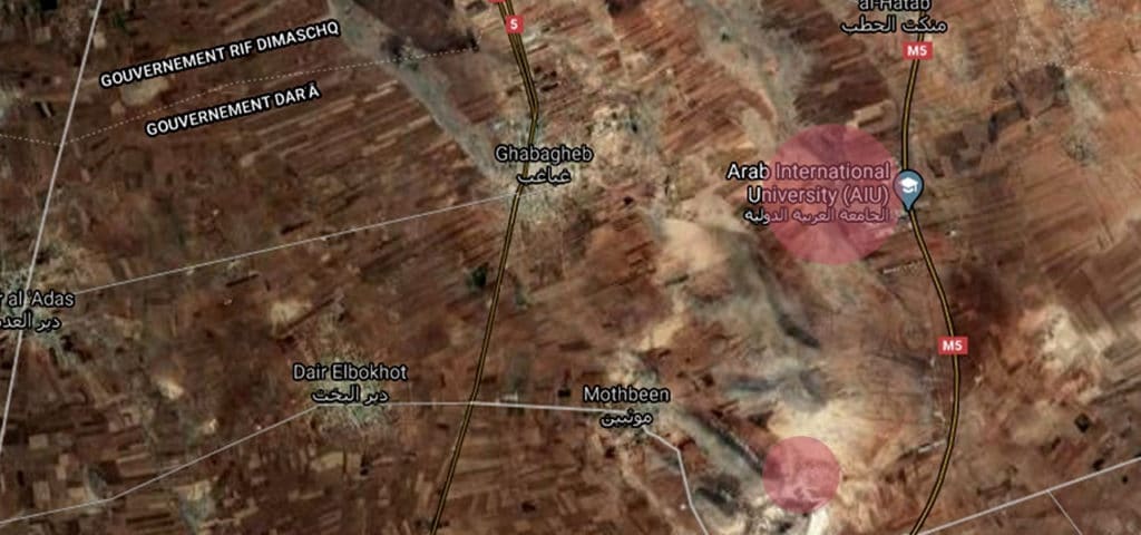 خريطة توضح موقع الجامعة العربية