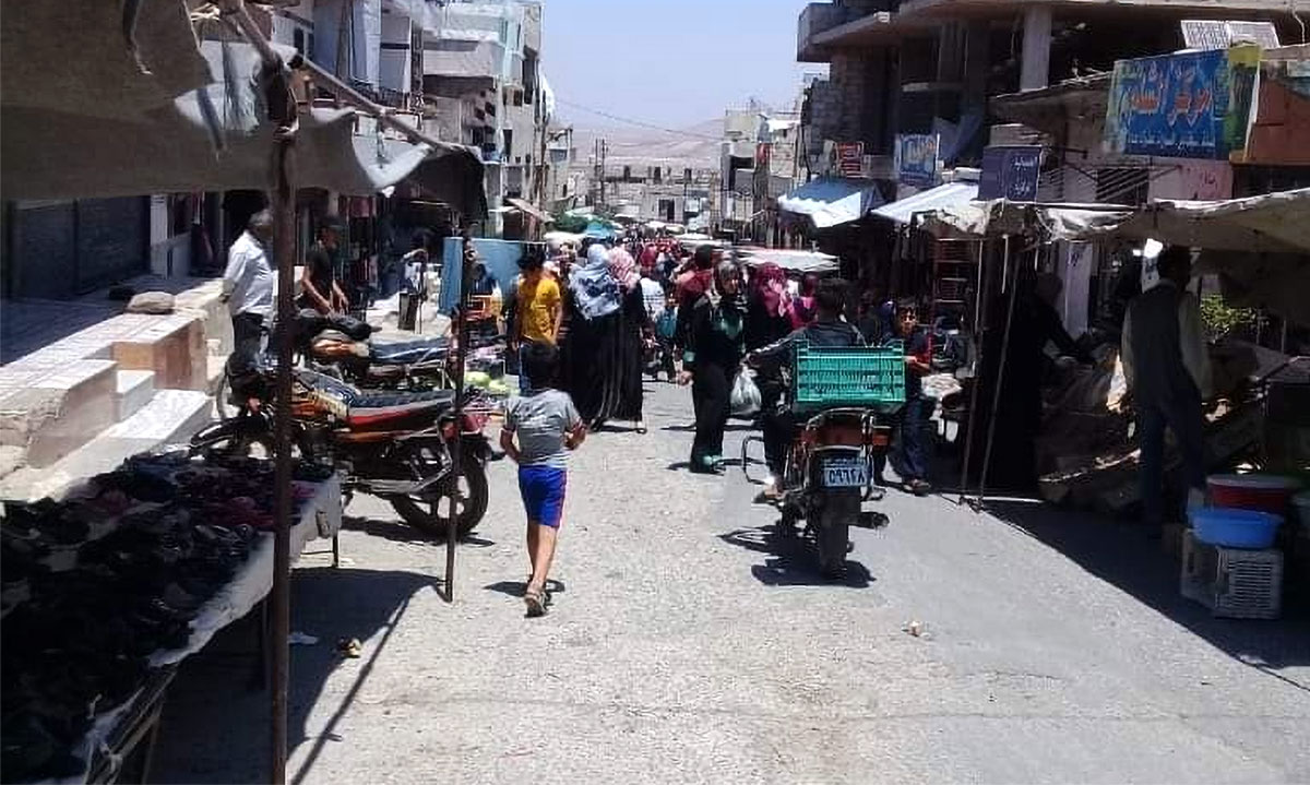 سوق-شعبي-في-مدينة-درعا