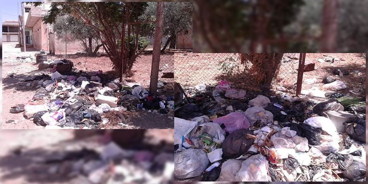 اكوام-النفايات-في-قرى-درعا-والبلديات-لا-تستطيع-تحريك-الاليات-لعدم-وجود-وقود