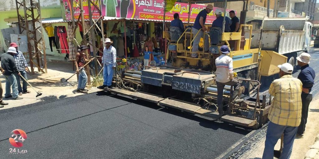 تزفييت-شوارع-الحراك-في-درعا-جنوب-سوريا