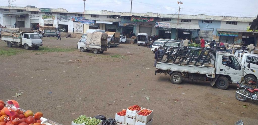 سوق-الهال-في-مدينة-طفس-في-ريف-درعا-الغربي