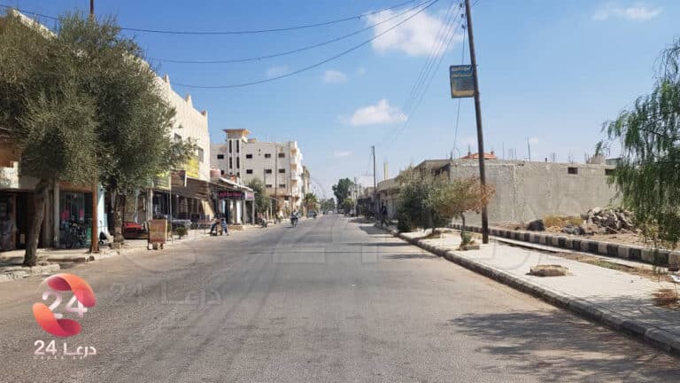 مدينة بصرى الشام شرقي درعا