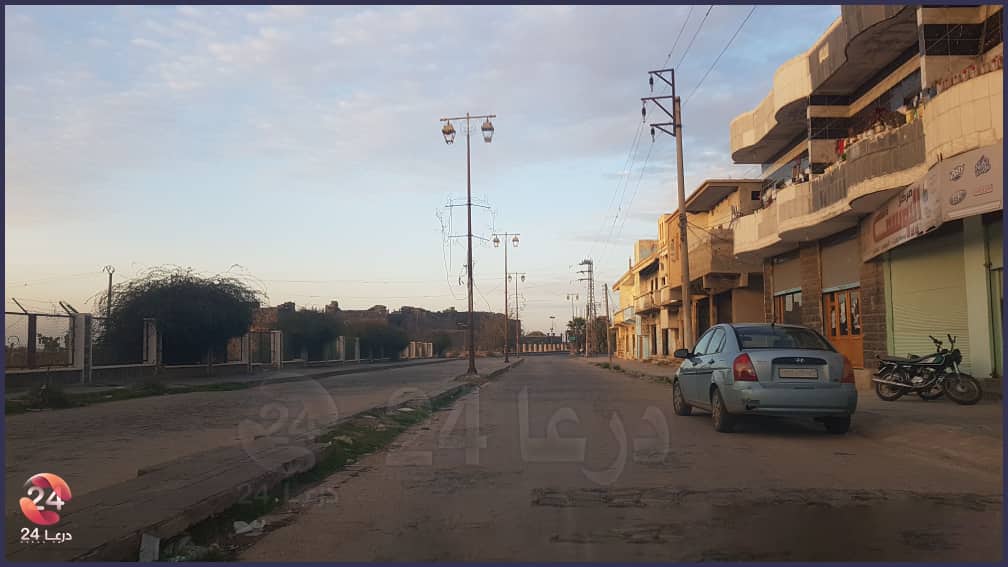 مدينة بصرى الشام في ريف محافظة درعا الشرقي