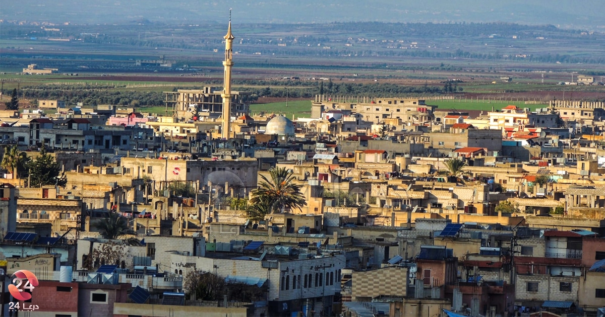 مدينة داعل في ريف محافظة درعا جنوب سوريا