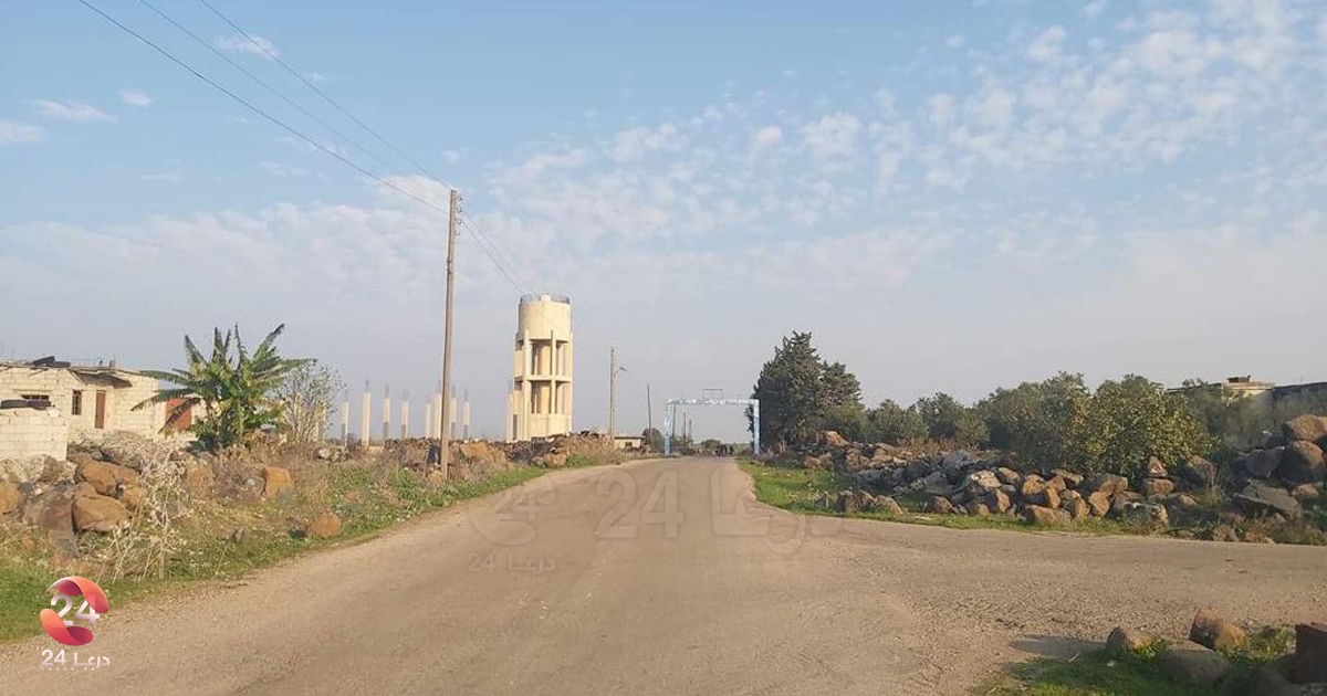 قرية عابدين في ريف درعا الغربي
