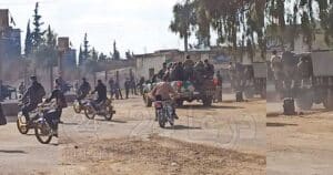 دخول قوّة عسكرية تابعة للفرقة الرابعة إلى مدينة طفس