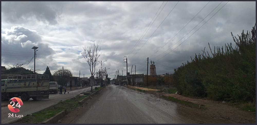 مدينة طفس في ريف درعا الغربي