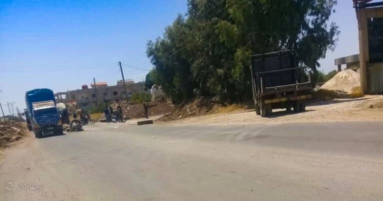 حاجز القطاعة في انخل