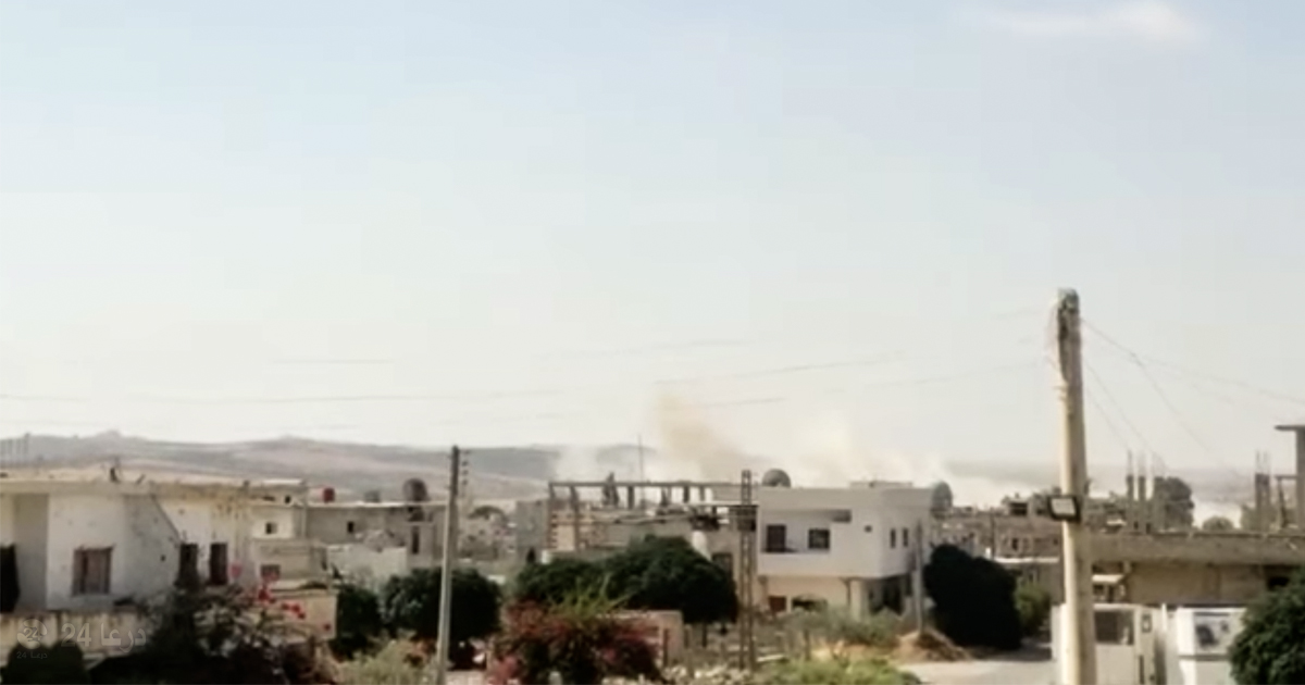 قصف درعا البلد