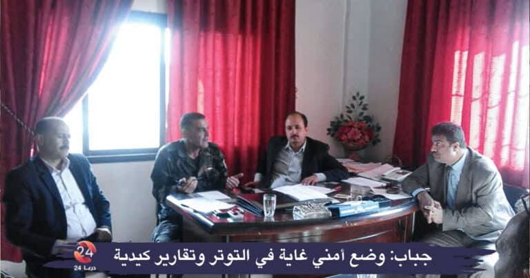 جباب- وضع أمني غاية في التوتر وتقارير كيدية