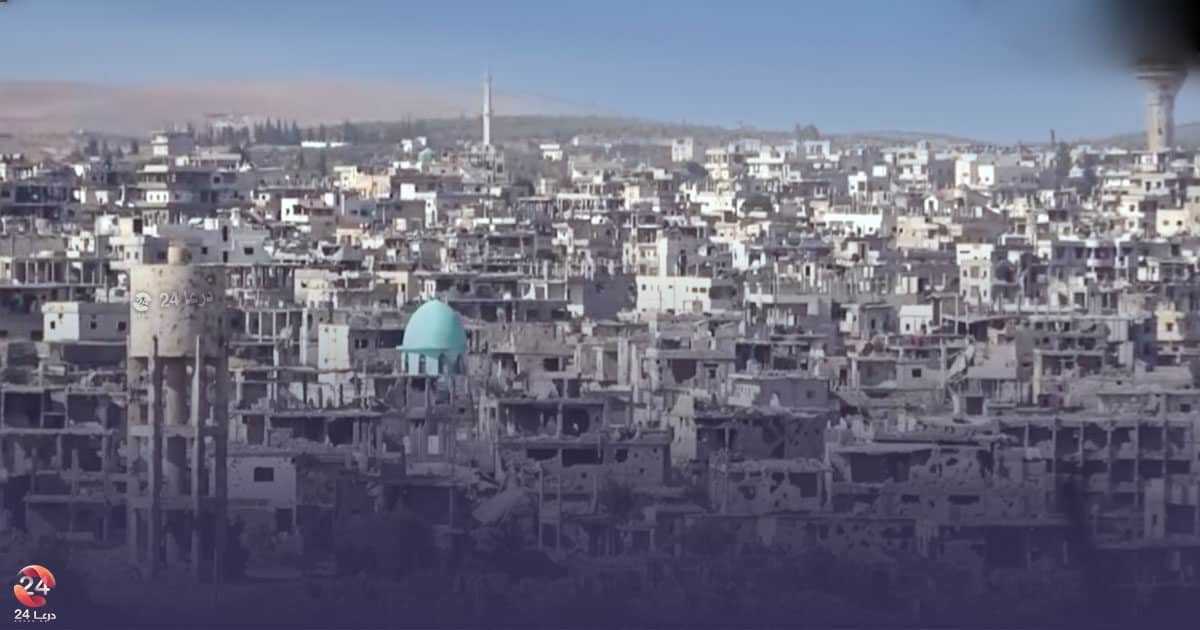 "كلا، سوريا لا تزال غير غير آمنة لعودة اللاجئين" 52 درعا البلد ومشاهد الدمار