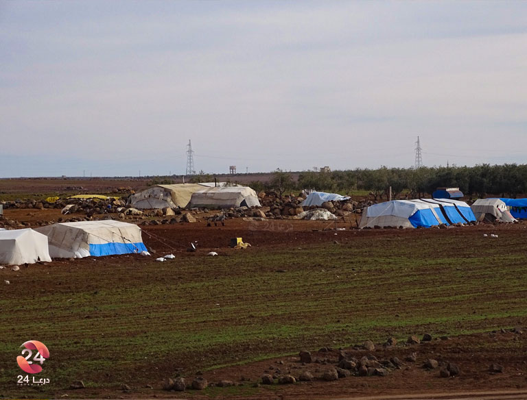 خيم البدو في محافظة درعا
