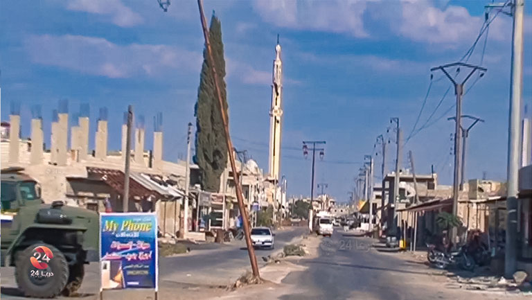 بلدة بصر الحرير في ريف درعا الشرقي