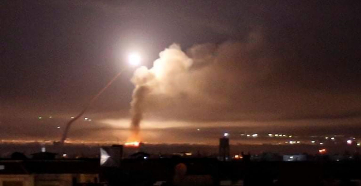 قصف اسرائيلي لأطراف دمشق
