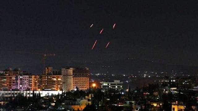 قصف إسرائيلي لدمشق
