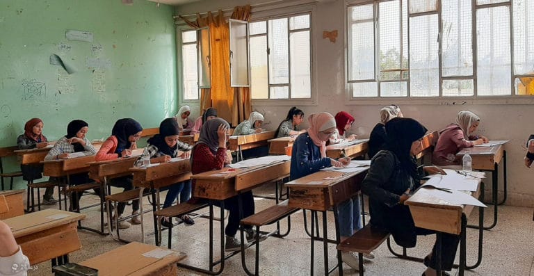 امتحانات الصف التاسع في محافظة درعا