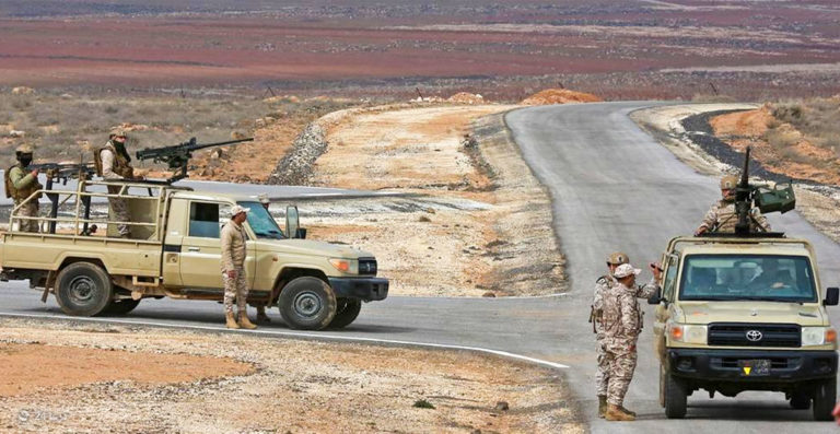 إصابات في عناصر حرس الحدود الأردني نتيجة اشتباكات مسلحة على الحدود السورية الأردنية