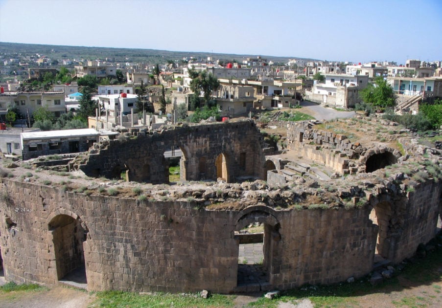 المسرح الروماني في شهبا في جبل العرب