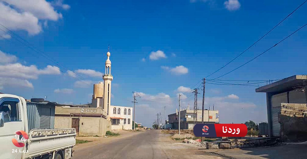بلدة أم المياذن في ريف محافظة درعا الشرقي