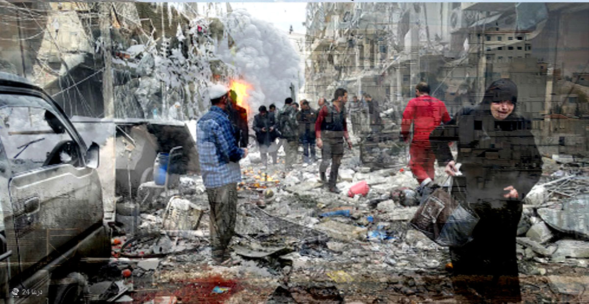 القصف على سوريا وازدياد عدد القتلى