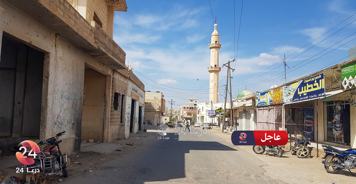 بلدة الجيزة في ريف محافظة درعا الشرقي