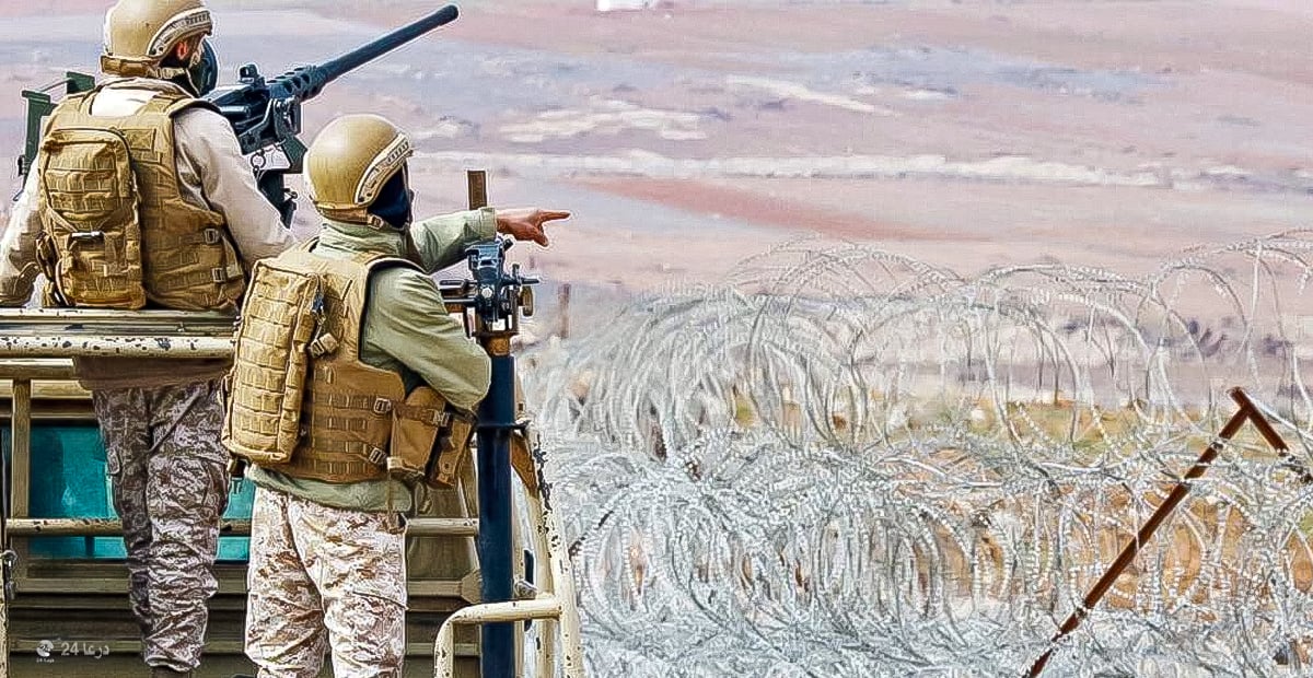 جنديان من حرس الحدود الأردني