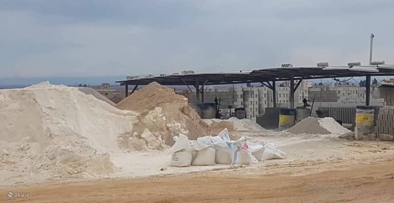 مكبس بلوك في محافظة درعا