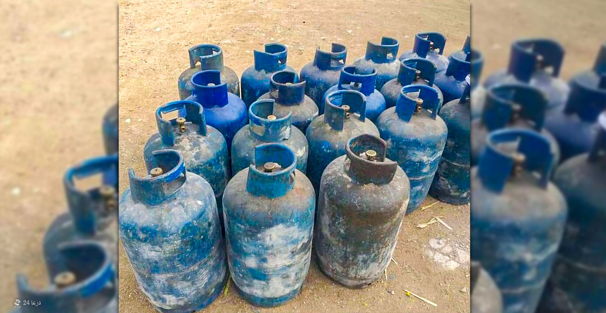 أسطوانات الغاز في سورية
