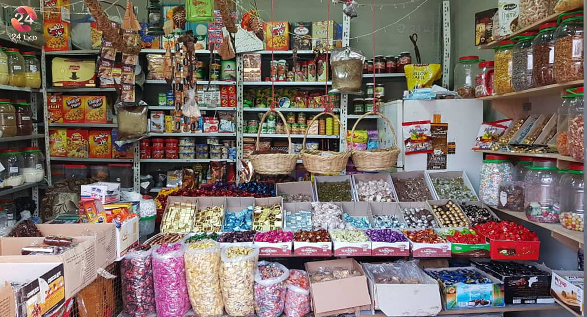 محل لبيع المواد الاستهلاكية والحلويات في محافظة درعا