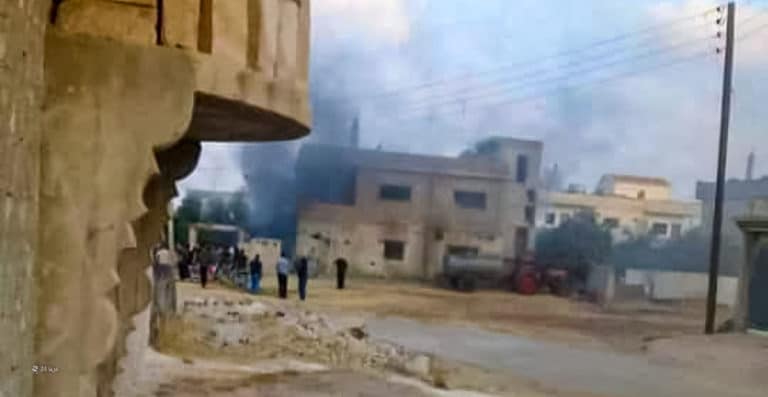 صورة المنزل الذي هاجمته دورية أمنية مشتركة وكان بداخله إياد جعارة وعبيدة الديري وآخرين