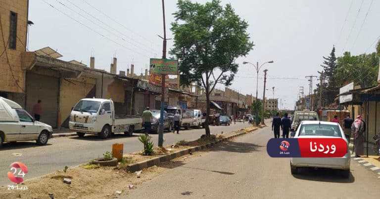 مدينة طفس في ريف درعا الغربي