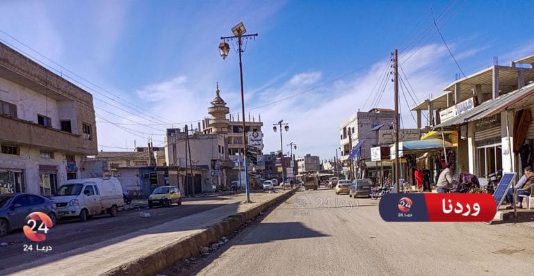 مدينة طفس في ريف درعا الغربي