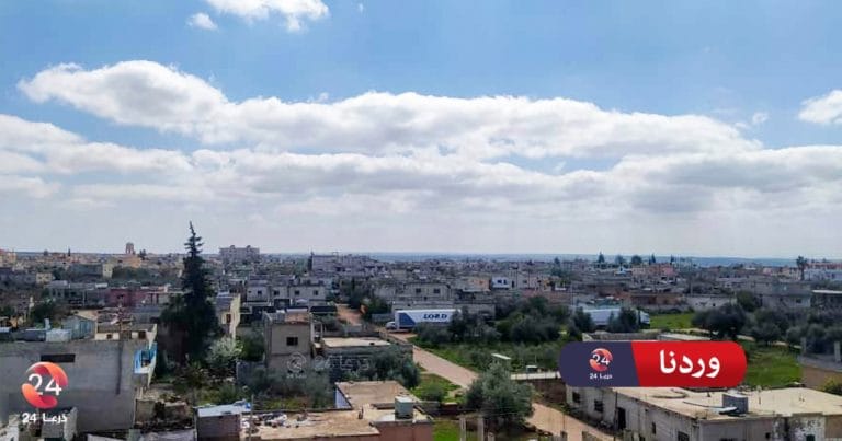 اجتماع في مدينة درعا حول مدينة طفس