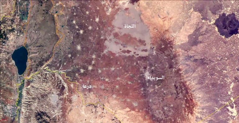 احتجاجات أبناء العشائر في اللجاة بعد رفض طلبات تطوّعهم بوزارة الدفاع 6 احتجاجات أبناء العشائر في اللجاة بعد رفض طلبات تطوّعهم بوزارة الدفاع