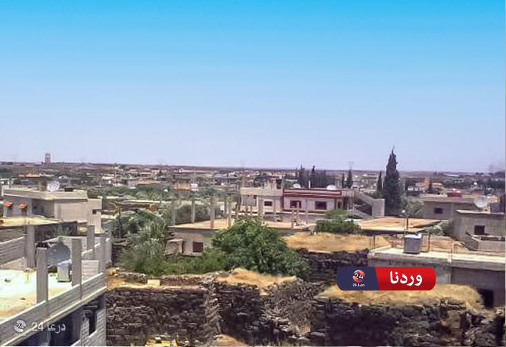 بلدة محجة في ريف محافظة درعا الشرقي