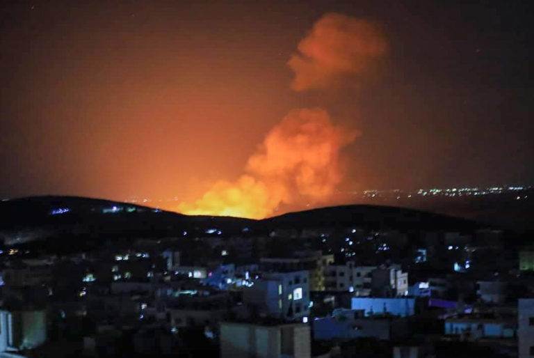 قصف إسرائيلي لمحيط دمشق