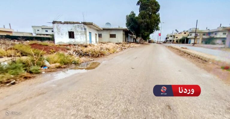 بلدة علما في ريف محافظة درعا الشرقي