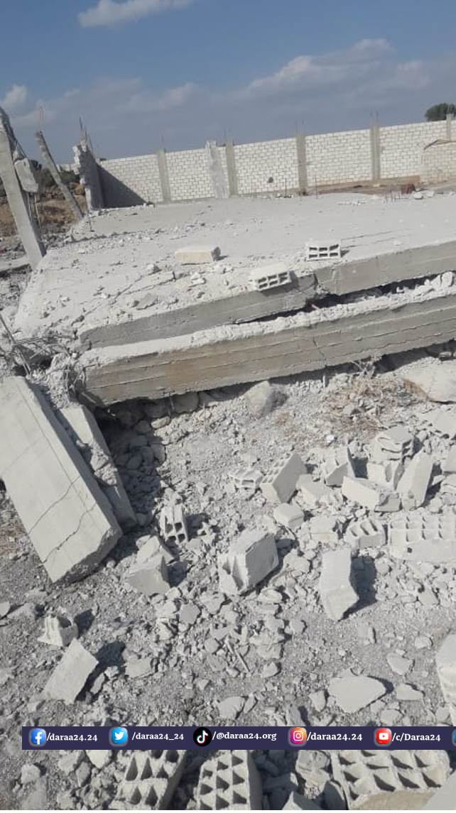 تفجير مزرعة أحد أمراء داعش في مدينة جاسم