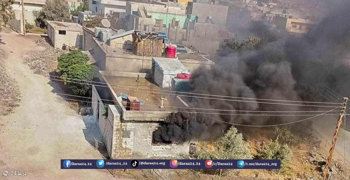 تفجير منزل في مدينة جاسم يتحصن فيه عناصر من تنظيم داعش