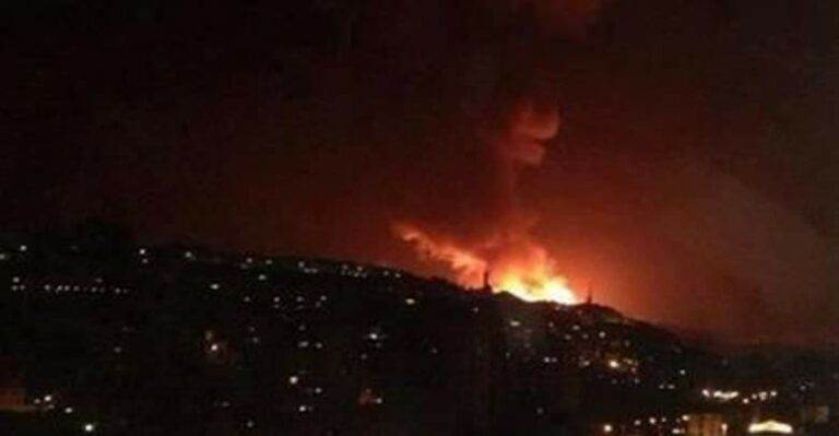 أصوات انفجارات وقصف إسرائيلي في محافظة القنيطرة