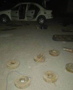 العثور على سيارة مفخخة في منطقة أمنية في مدينة درعا