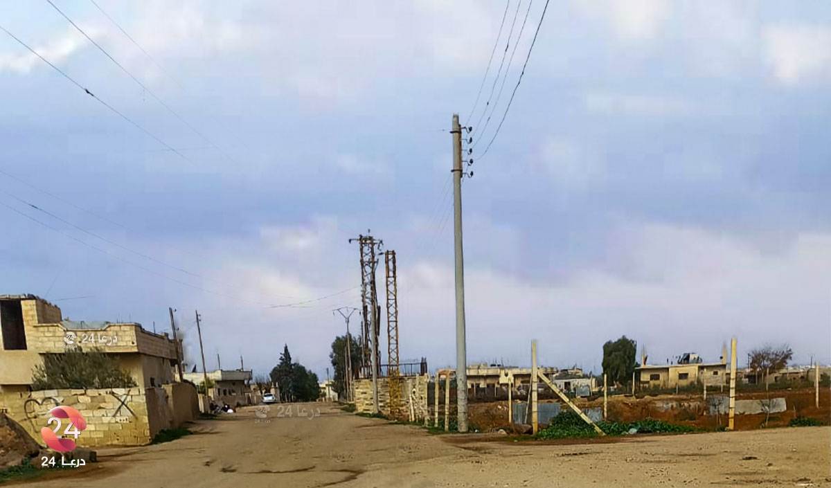 بلدة خراب الشحم في ريف درعا الغربي