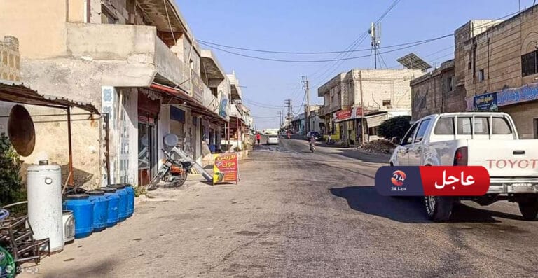 بلدة سحم الجولان في ريف محافظة درعا الغربي