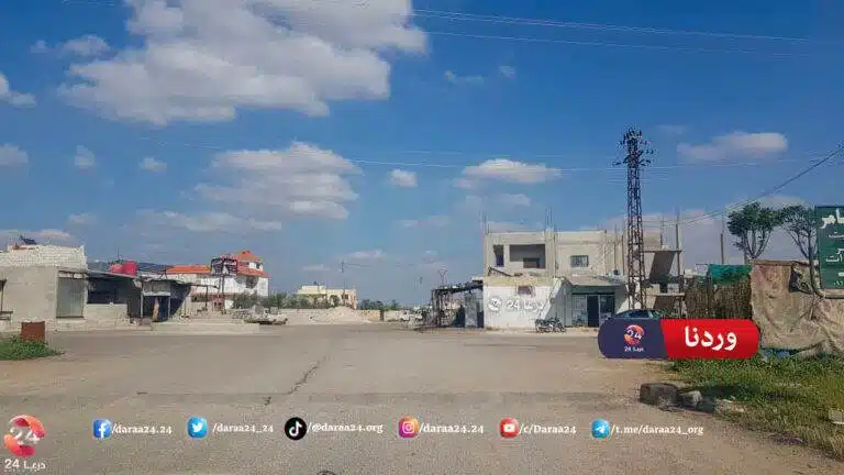 بلدة أم المياذن في ريف محافظة درعا الشرقي