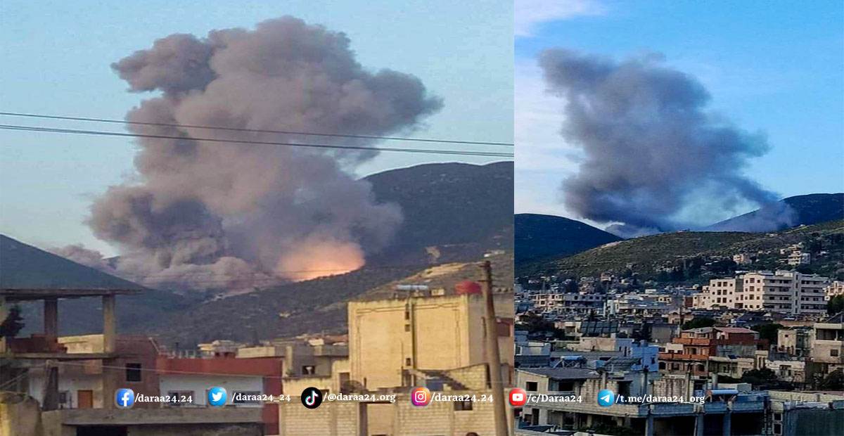 قصف إسرائيلي يطال ريف محافظتي حماة وطرطوس