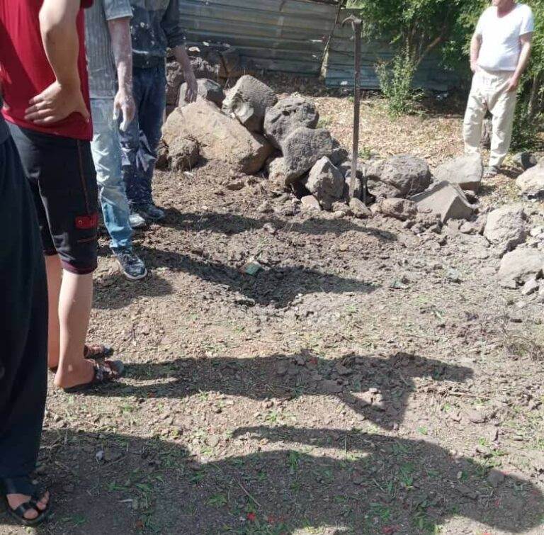 مكان انفجار عبوة ناسفة في مدينة جاسم